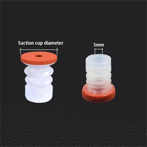 10PCS Vacuum Suction Cup Sponge Traceless Suction for Smooth Surface 5mm Mounting Hole Sucker(MP8) in Saudi Arabia