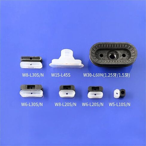 1pcs Pneumatic Suction Cup Long Vacuum Sucker Oval W5L10 Injection Molding Machine Manipulator Accessories(W5L10,Black) in Saudi Arabia