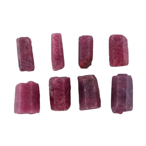 CRYSTALIS (100cts) (10pcs) Raw Ruby Stones, Birthstone Crystals, Loose Gemstone, Wholesale Bulk Rough, Jewelry Making Supply, Wire Wrapping, DIY, Gem Collectibles (9-15mm) in Saudi Arabia
