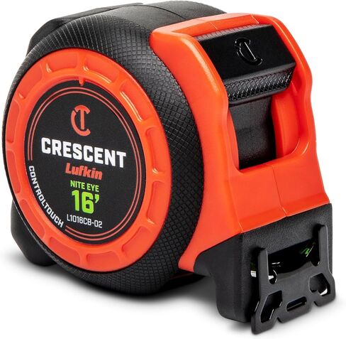 Crescent Lufkin 16ft CONTROLTOUCH NITE Eye™ Tape Measure | L1016CB-02 in Saudi Arabia