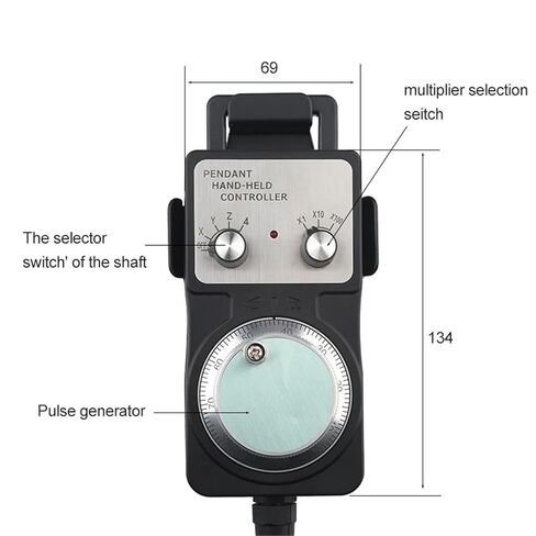 Handwheel Pulse Generator CNC Electronic MPG 15-Pin Connector Hanging Router Syntec System(Ncstudio) in Saudi Arabia
