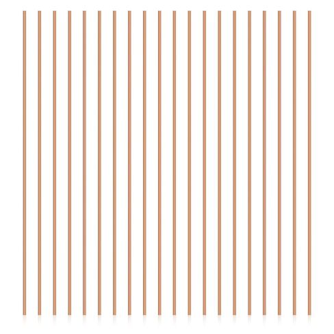 20 Pcs Pure Copper Round Rod 1/8" Dia 11.8" Length Bare Copper Stock Solid Rod Lathe Bar Stock for DIY, Industry, Decoration in Saudi Arabia
