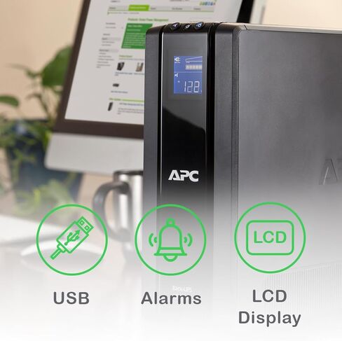 APC Back-Ups Pro 1000VA UPS Backup & Gurge Protector (BR1000G) in Saudi Arabia