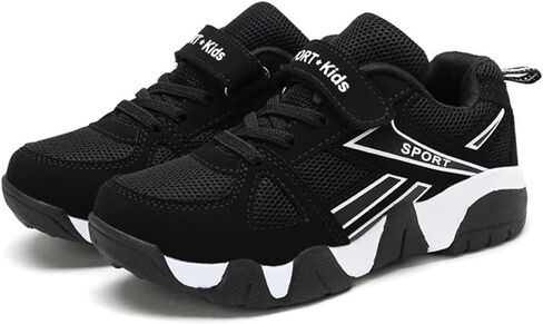Haloumoning Kids Sneakers for Boys Girls Athletic Breathable Slip On Basketball Running Tennis Shoes in Saudi Arabia