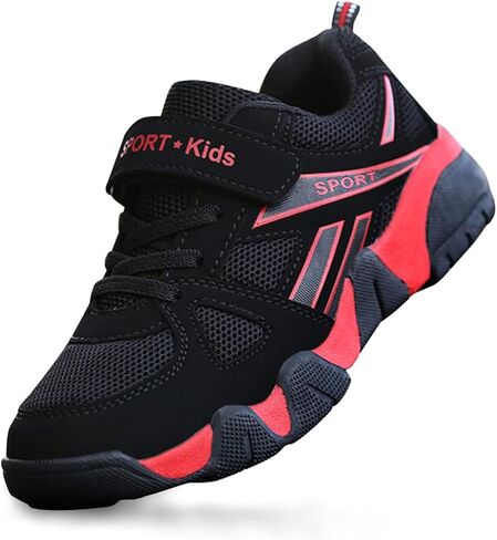 Haloumoning Kids Sneakers for Boys Girls Athletic Breathable Slip On Basketball Running Tennis Shoes in Saudi Arabia