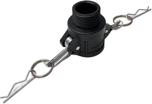 Polypropylene Type B Cam and Groove Couplings / 3-Inch Quick Connect & Disconnect Fittings/Hose Camlock Fittings-3" Female Camlock Adapter Coupler Plug x 3" Male NPT Thread (3") in Saudi Arabia