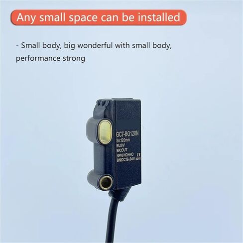 Detecting Transparent Objects Background Suppression Optical Sensor Photoelectric, 1pc in Saudi Arabia