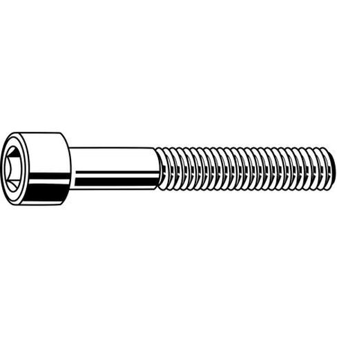 7/16"-14 × 4-1/2" برغي غطاء رأس مقبس فولاذي من أكسيد أسود، 5 قطع. in Saudi Arabia