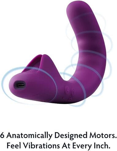 Crescendo 2 | Smart Vibrating Intimate Massager & Award-Winning Ultra-Bendable Vibrator for Pelvic Wellness, Arousal Support & Natural Lubrication. in Saudi Arabia