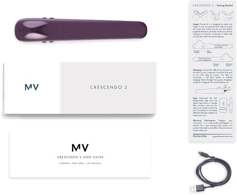 Crescendo 2 | Smart Vibrating Intimate Massager & Award-Winning Ultra-Bendable Vibrator for Pelvic Wellness, Arousal Support & Natural Lubrication. in Saudi Arabia