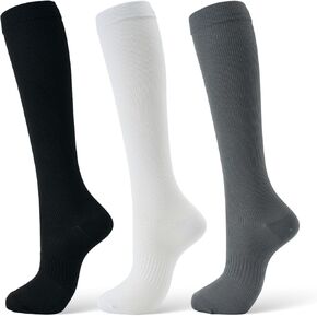 Compression Socks for Women & Men 15-20 mmHg, Knee High Medical Support Stockings for Circulation, Nurses, Pregnancy, Running, Athletic, Travel in Saudi Arabia