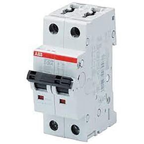 Circuit Breaker; Miniature; DIN Rail Mount; C Curve; 2 Pole; 6A in Saudi Arabia