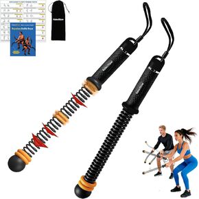 Adjustable Weighted Ropeless Battle Ropes, Portable Arm Exerciser Rope for Home Gym - HIIT, Power sports & High-Intensity Interval Training, Portable Workout Equipment for Men & Women in Saudi Arabia
