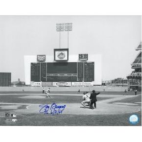 Athlon Sports CTBL-J11399 مقاس 11 × 14 بوصة. صورة جيم بانينج الموقّعة لفيلادلفيا فيليز بالأبيض والأسود مع PG 6-21-64 - صورة ثلاثية الأبعاد من JSA in Kuwait