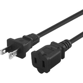 6FT(1.8M) سلك طاقة تمديد مستقطب أمريكي ذو شقين ذكر وأنثى، سلك كابل تمديد بمنفذين، كابل طاقة تيار متردد أمريكي ثنائي الشق ذكر/أنثى 10 أمبير/125 فولت، قطبية كابل Nema 1-15P إلى 1-15R in Kuwait