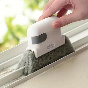 1PC Multifunctional 2 - in - 1 Window and Gutter Crevice Cleaning Kit, Grey in Kuwait