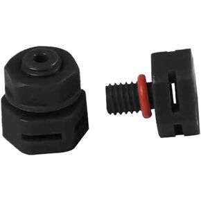 Waterproof Air Vent Valves 10/20pcs Waterproof Vent Plug Screw Air Ventilation M5 M6 M8 M20 IP68 Nylon Breathable Valve Pressure Balance(Black 10pcs,M6x1) in Saudi Arabia