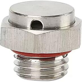 Waterproof Air Vent Valves 304 Stainless Steel Waterproof Vent Plug M5 M6 M8 M10 Automatic Venting Breather Valve(Aluminium,M16X1.5_5PCS) in Saudi Arabia