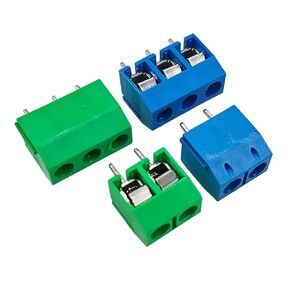 KF301-2P 3P Terminal Post spacing 5.0mm PCB Terminal Block can be Spliced 1Pcs(3P Blue) in Saudi Arabia