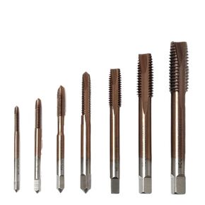 Cobalt Screw Thread Tap Drill Bits M35 Pointed Flute M2-M12 Machine Taps Right Hand 10Pcs(M4x0.7) in Saudi Arabia