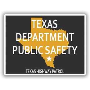 Sticker Texas State Trooper Decal for Car Truck Bumper Laptop Vinyl (2 inch) in Saudi Arabia
