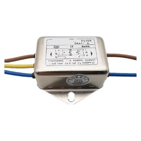Lead Single-Phase 220V Power Filter DAA1-6A DAA1-10A 6A 10A Anti-Interference(DAA1-10A line Same Direction) in Saudi Arabia