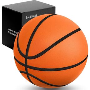 Silent Basketball Size 7/29.5", Indoor Basketball for Quiet Dribbling and Indoor Training, Foam Ball with Real Groove and Bounce in Saudi Arabia