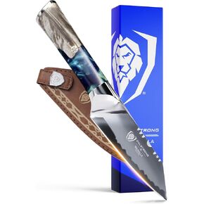 Dalstrong Paring Knife - 4 inch - Valhalla Series - 9CR18MOV HC Steel - Celestial Resin & Wood Handle - Professional Kitchen Knife Gift - Razor Sharp - w/Leather Sheath in Saudi Arabia
