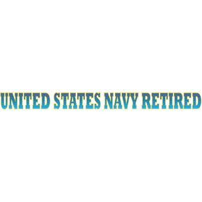 MilitaryBest US Navy Retired Strip Decal Sticker (20 Inch) in Saudi Arabia