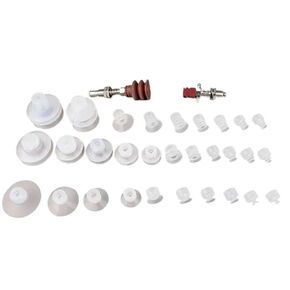 100PCS Pneumatic Suction Cup 5mm Mounting Hole Silicone Rubber One/Two Layer SP DP Injection Molding Machine Manipulator Sucker(8mm,MP) in Saudi Arabia