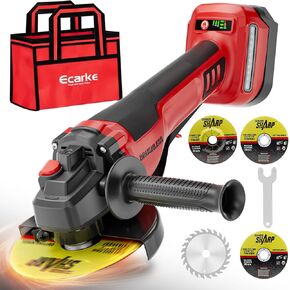 طاحونة زاوية ecarke متوافقة مع بطارية ميلووكي 18 فولت، مع مفتاح مجداف ومحرك بدون فرش، أداة طاحونة زاوية لاسلكية من 4-1/2 بوصة إلى 5 بوصة، للتلميع والطحن والقطع (أداة فقط) in Kuwait