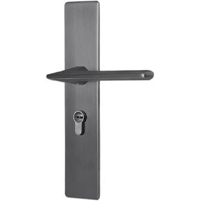 قفل باب داخلي منزلي، قفل متكامل لغرفة النوم والحمام، قفل باب من سبائك الزنك، مقبض باب الغرفة الصامت (70H62 قفل باب من النيكل الأسود) in Kuwait