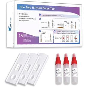 H. Pylori Rapid Test Kit Home Diagnostic Test Helicobacter Pylori Stool Test H.P (Antigen) Home Testing（3pcs） in Saudi Arabia