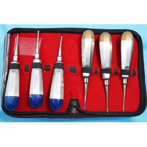 German 6 PCS STR and CVD 1.5MM to 3MM Dental Surgery Extraction LUXATING Elevator in Kuwait
