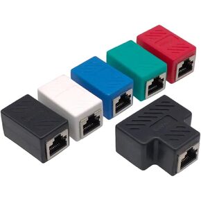 RJ45 موصل شبكة موسع أنثى إلى محول إيثرنت جيجابت واجهة الفاصل مقرنة 1 قطعة (نوع محمية) in Kuwait