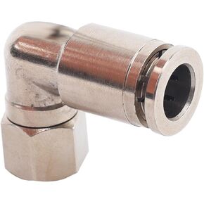 Elbow Pneumatic Pipe Internal Thread Joint Straight Two-way PLF Inner Wire Copper All Right Angle Quick 1Pcs(PLF12-03) in Kuwait