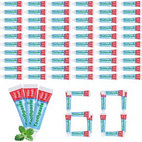 معجون أسنان صغير الحجم بحجم 0.28 أونصة للسفر، معجون أسنان صغير للسفر، رائحة النعناع متوافق مع إدارة أمن المواصلات الأمريكية للفندق والتخييم وصالة الألعاب الرياضية والمكتب والمدرسة بلا مأوى 40 in Kuwait