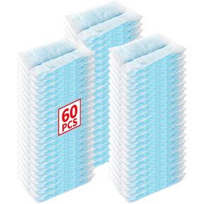 Disposable Microfiber Feather Duster Refills, Multi-Surface Duster Compatible with Swiffer Dusters Handle, 60 Count, Unscented in Saudi Arabia