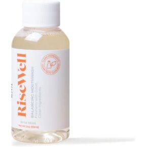 غسول الفم رايز ويل المتوازن بحجم مناسب للسفر - غسول فم طبيعي متوازن درجة الحموضة أثناء التنقل - غسول الفم الجاف الذي طوره طبيب الأسنان - بدون فلورايد إضافي، خالي من الكحول ومعطر للنفس خالٍ من كبريتات الصوديوم الصوديوم - نعناع بري، 2 أونصة in Kuwait