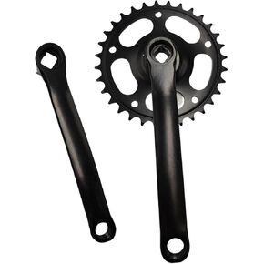 طقم ذراع كرنك للدراجة، مجموعة ذراع كرنك للدراجة الجبلية، سلسلة دائرية مستدقة مربعة الشكل وحديد كرنك سرعة واحدة للإصلاح في الهواء الطلق in Kuwait