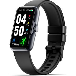 جهاز تتبع اللياقة البدنية مع معدل ضربات القلب المستمر على مدار 24 ساعة طوال أيام الأسبوع، مراقب الأكسجين في الدم، ساعة ذكية مع مراقب النوم، IP68 مقاوم للماء، عداد الخطوات للنساء والرجال in Kuwait