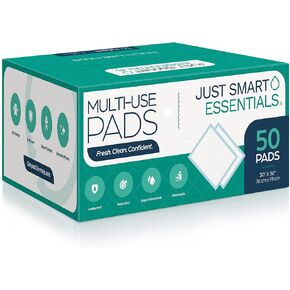 50 Count XXL Disposable Underpads – Super Absorbent, Leakproof, Quick-Dry Bed Pads for Adults, Babies, Pets – Incontinence, Training & Furniture Protection (30" x 36") in Saudi Arabia
