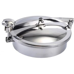 DN159/200/250/300/350/400 Round Manway Manhole Cover Quick Open Hand Hole Round Welding Manhole Cover 304/316L Stainless Steel(DN300,SUS316L) in Kuwait