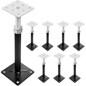 House Floor Jacks for Leveling, Adjustable Jack Post with 11"-16" Height Range, 2-3Ton Load Capacity Heavy-Duty Floor Jacks & RV Step Stabilizer (8 Pack) in Kuwait