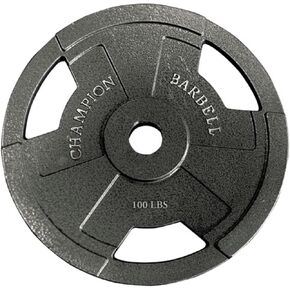 Champion Barbell Olympic Grip Plate (100-Pound) in Kuwait
