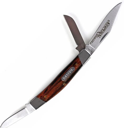 سكين جيب Schrade Imperial IMP15S Stockman من الفولاذ المقاوم للصدأ قابل للطي للاستخدام في الهواء الطلق والبقاء في الهواء الطلق وEDC in Saudi Arabia
