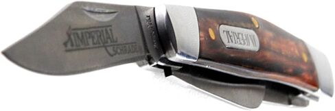 سكين جيب Schrade Imperial IMP15S Stockman من الفولاذ المقاوم للصدأ قابل للطي للاستخدام في الهواء الطلق والبقاء في الهواء الطلق وEDC in Saudi Arabia