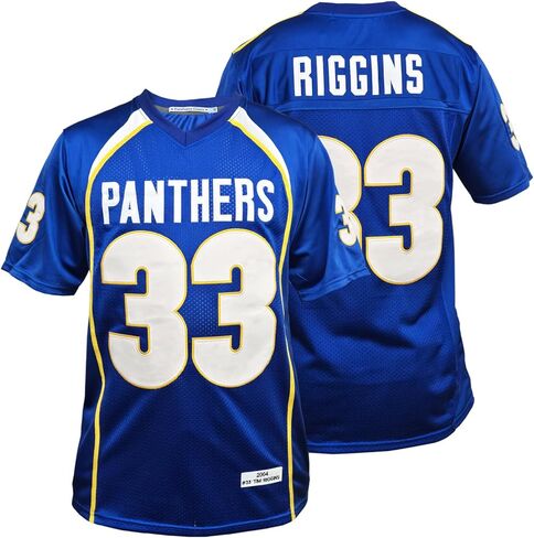 تيشيرت كرة القدم Tim Riggins 33 للرجال، قمصان هدايا لحفلات الهيب هوب في ليلة الجمعة الخفيفة للمدرسة الثانوية in Saudi Arabia