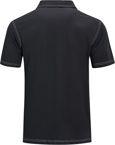 SECOOD Polo Shirts for Men Short Sleeve Mens Golf Polo Shirt Casual Summer Work T-Shirt with Pocket in Saudi Arabia