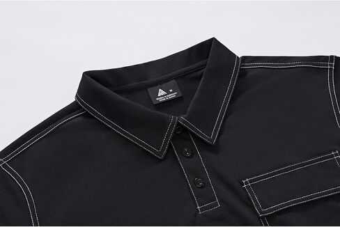 SECOOD Polo Shirts for Men Short Sleeve Mens Golf Polo Shirt Casual Summer Work T-Shirt with Pocket in Saudi Arabia